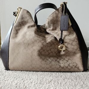Coach Signature Jaquard Dalton bag